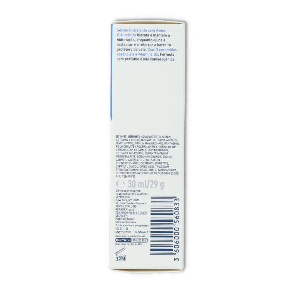 Serum Hidratante Acido Hialuronico 30 ml Cerave