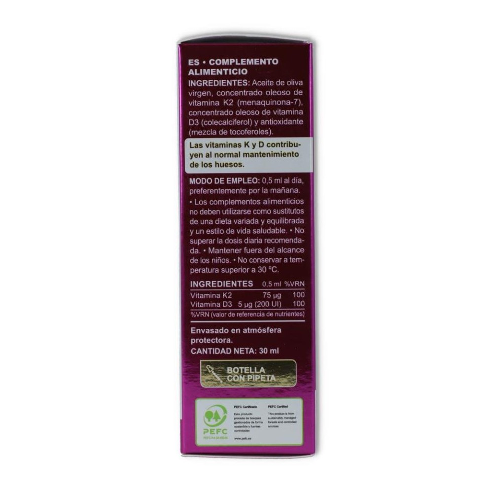 Vitamina K2 D3 Liquida 30 ml Marnys