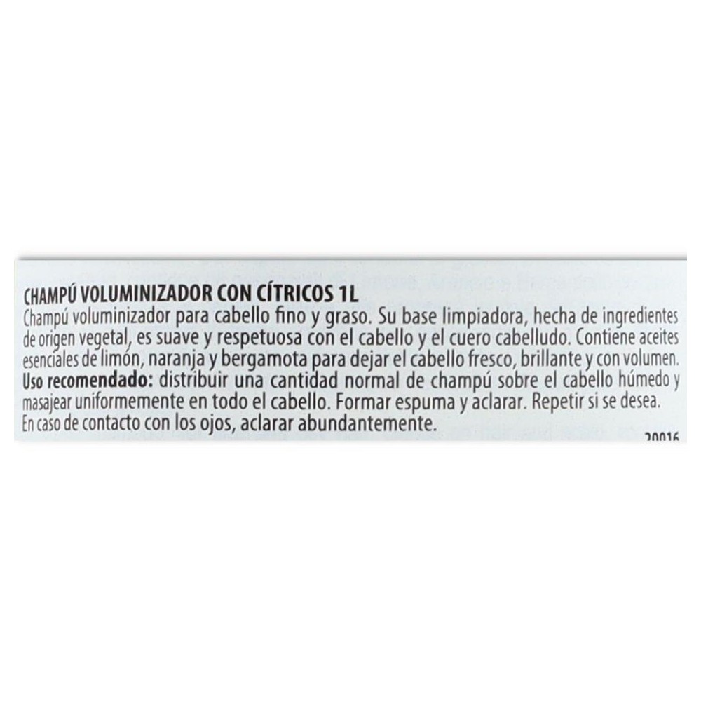 Champu Voluminizador 1000 ml Noah Krous