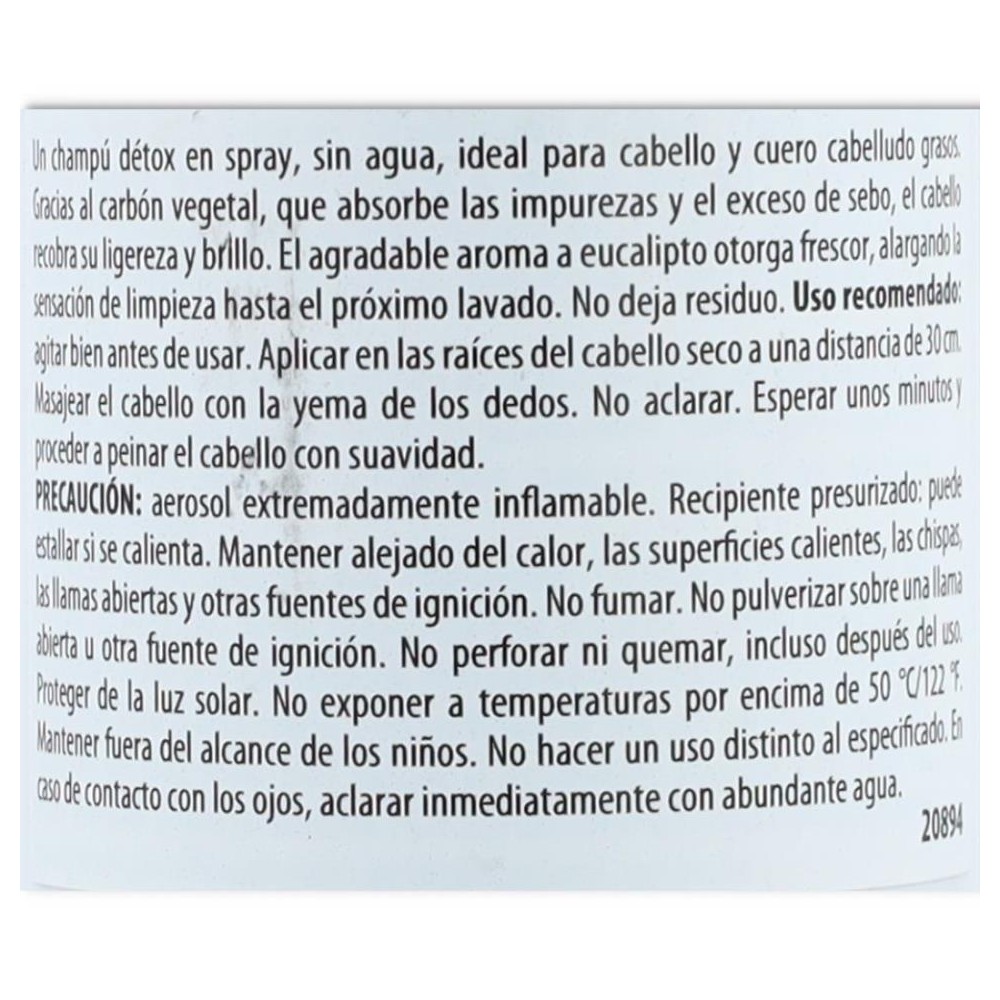 Noah Spray Champu Seco Detox 200 ml 