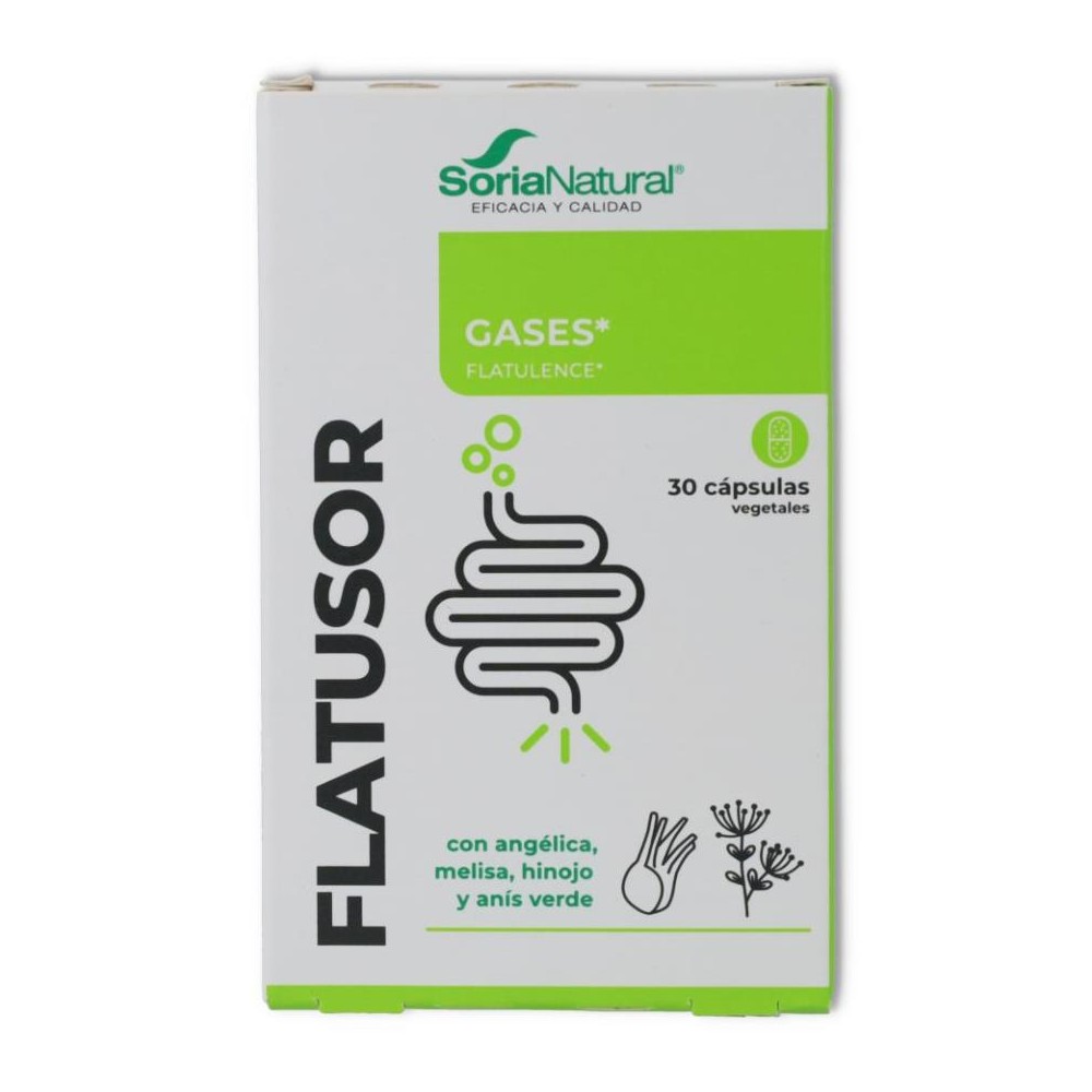 Flatusor Accion Retardada 30 cap Soria Natural