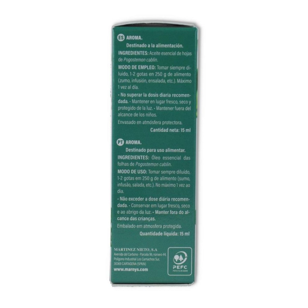 ESENCIA PACHULI 15 ML MARNYS