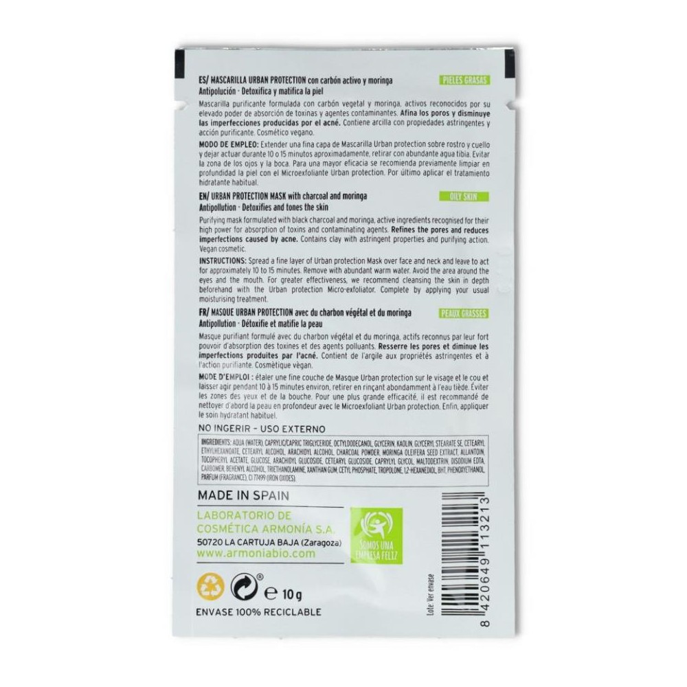 Mascarilla Urban protection 10 gr armonia