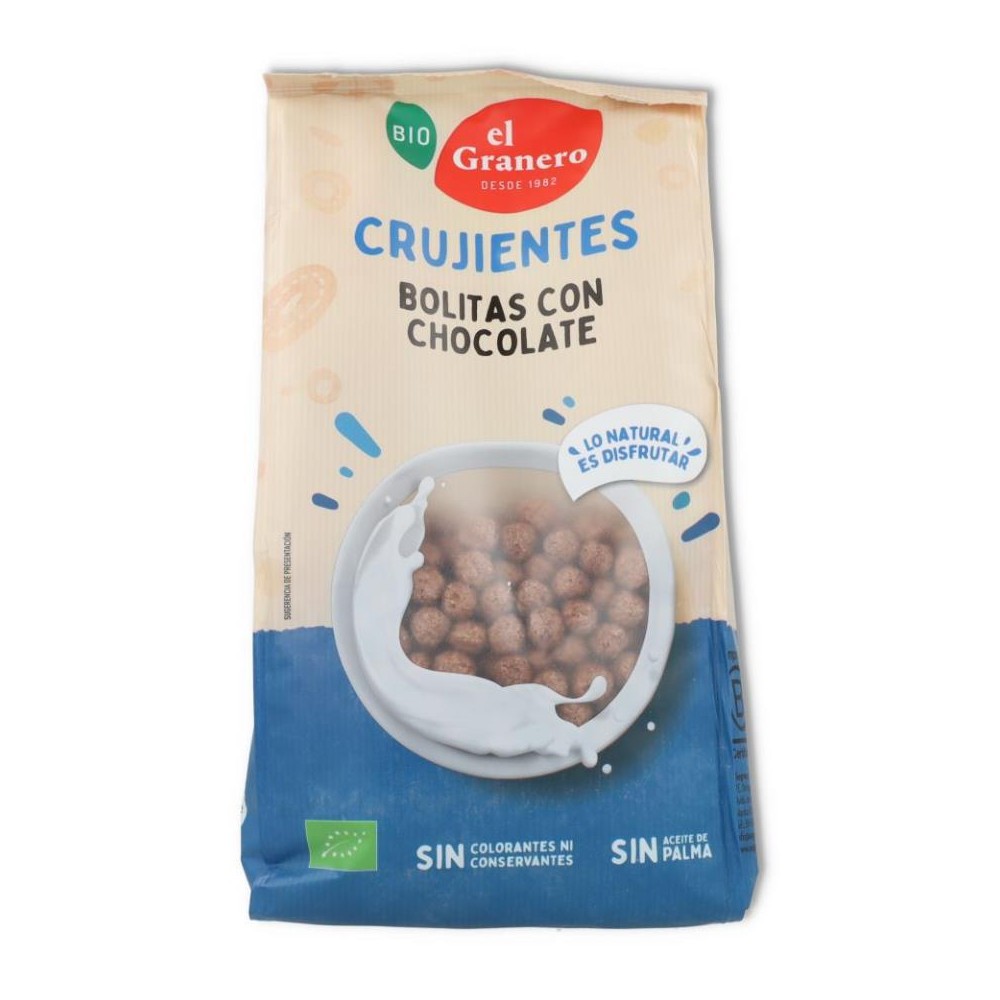 Bolitas de cereales con chocolate bio 300g granero