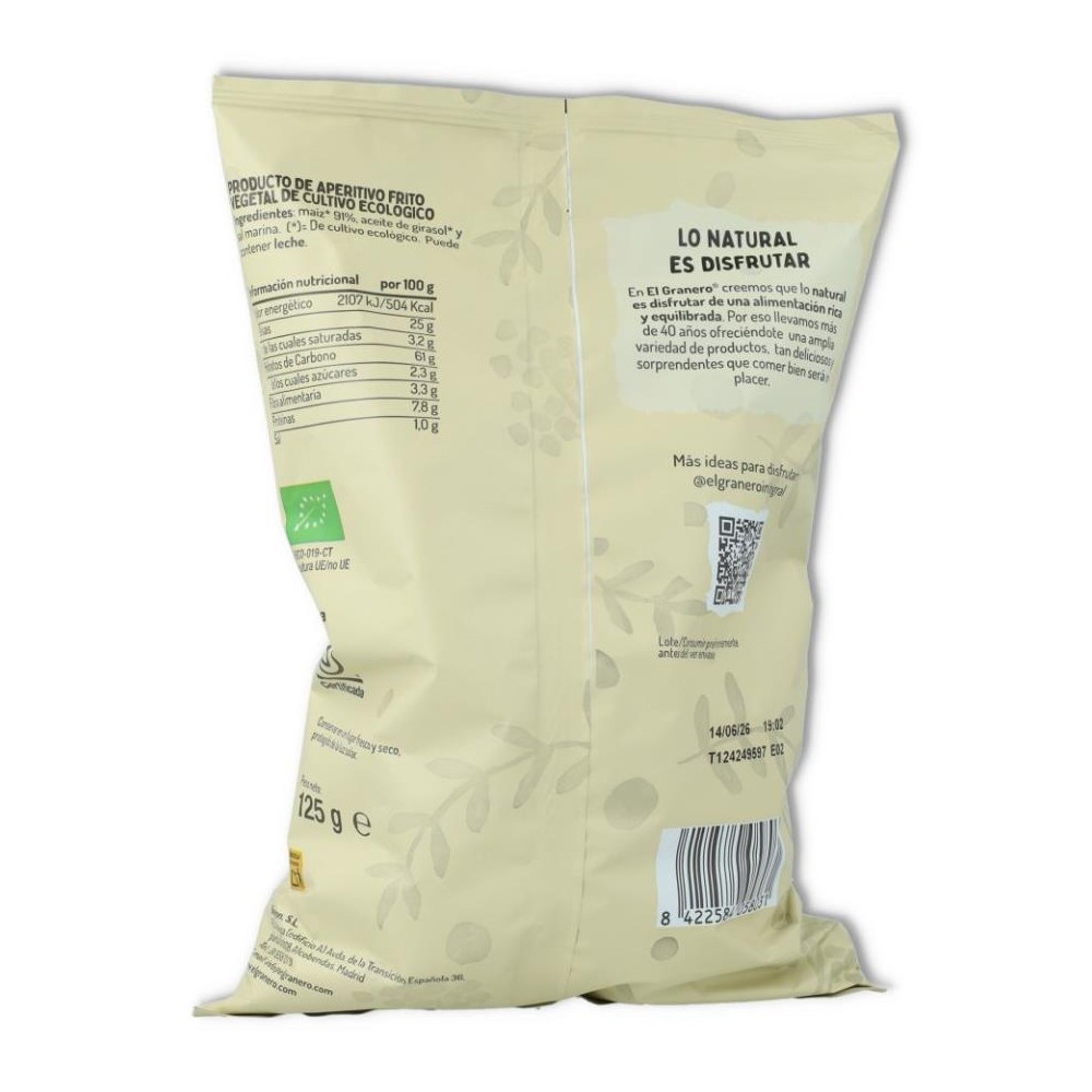 Nachos de Maiz 125 gr El Granero
