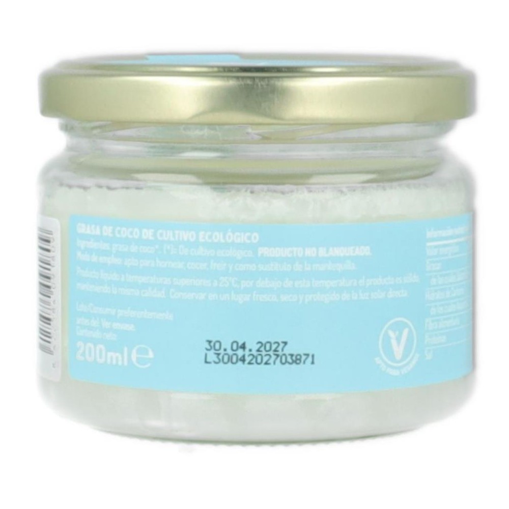 El Granero Aceite de Coco Bio 200 ml