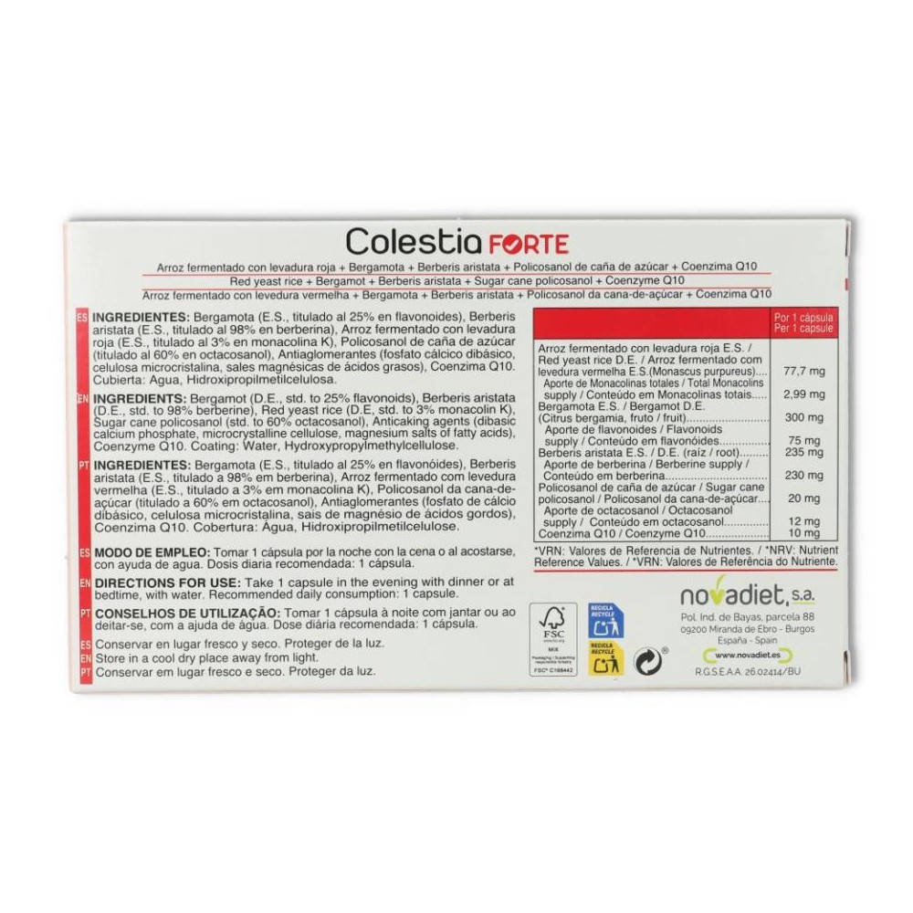 Novadiet Colestia Forte 60 cap 
