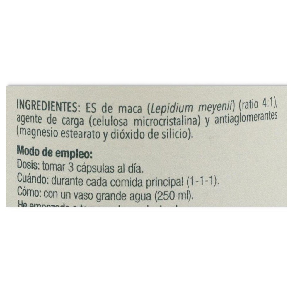 Herbora Maca 90 cápsulas 