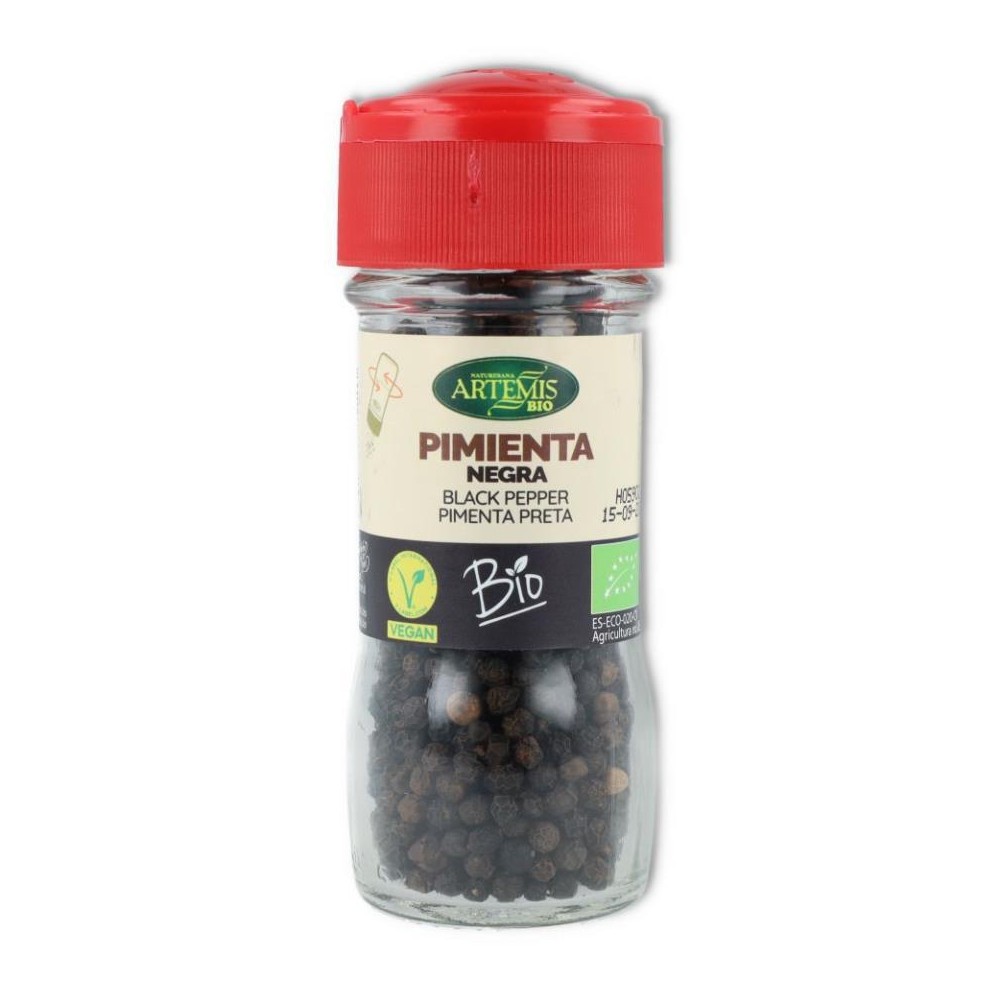 Molinillo Pimienta Negra Bio 40 gr Artemis