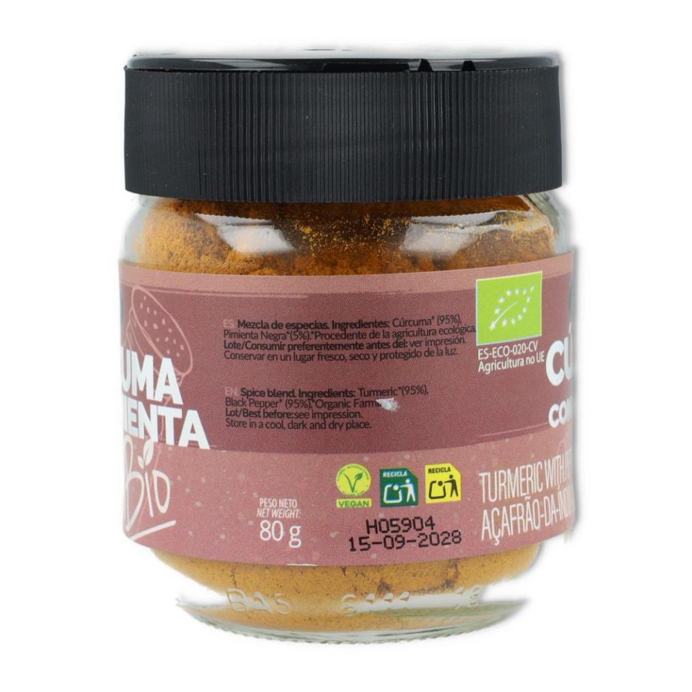 Curcuma con Pimienta Bio 80 gr Artemis