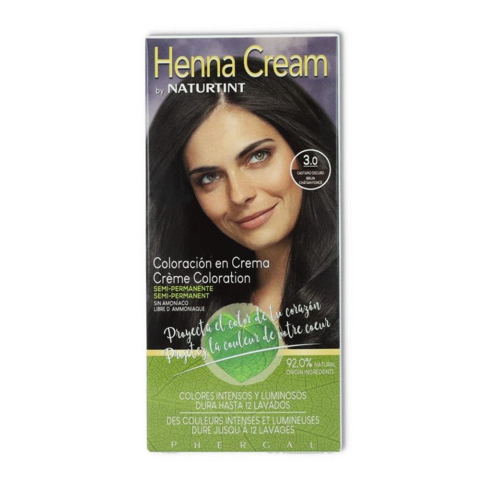 Naturtint Henna Crema 3/0 Castaño Oscuro 110 ml 