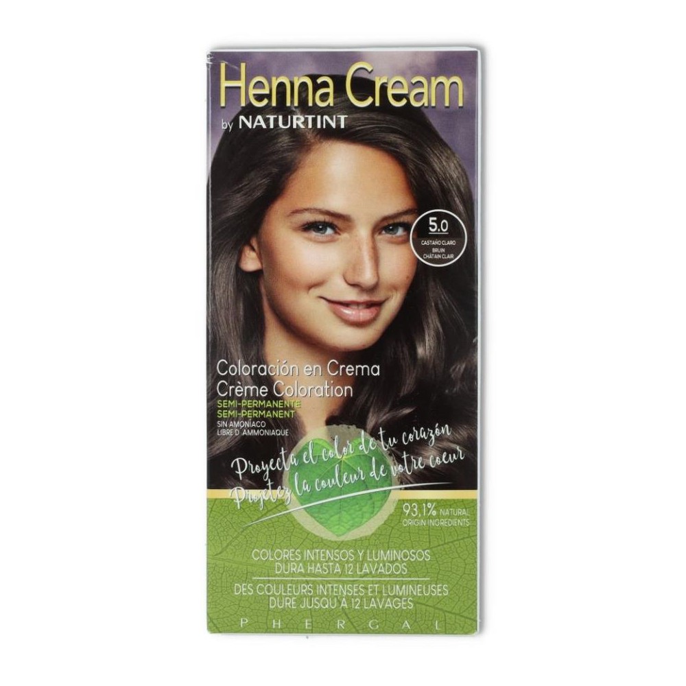 Naturtint Henna Crema 5 Castaño Claro 110 ml