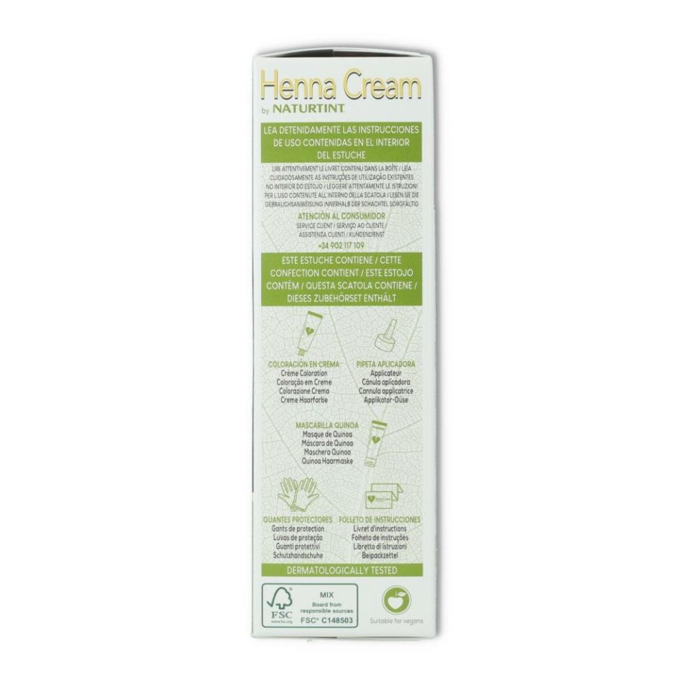 Naturtint Henna Crema 5 Castaño Claro 110 ml