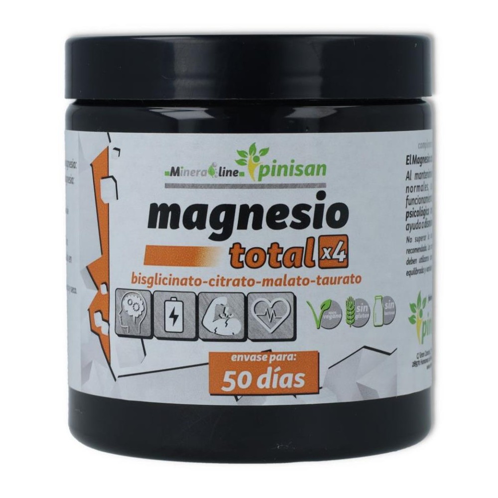Pinisan Magnesio Total 4 polvo 150 gr para 50 dias