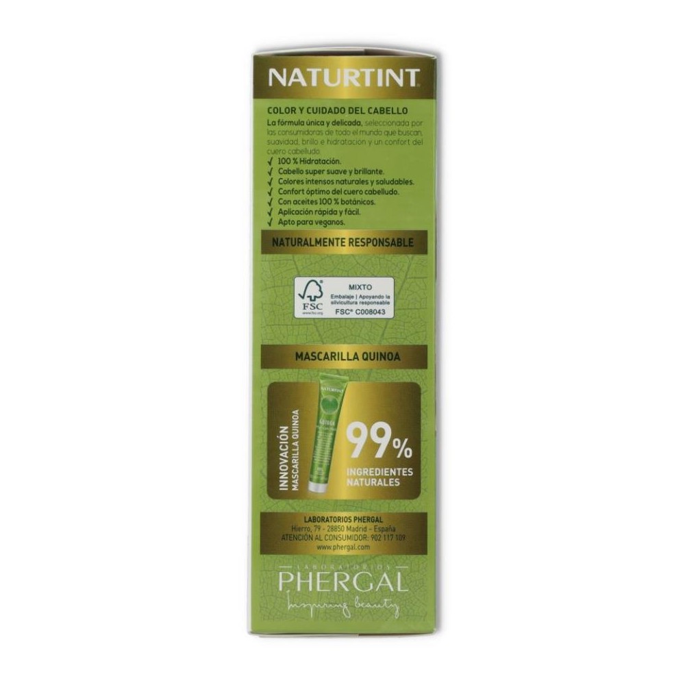 Tinte Naturtint 7N Rubio Avellana 170 ml