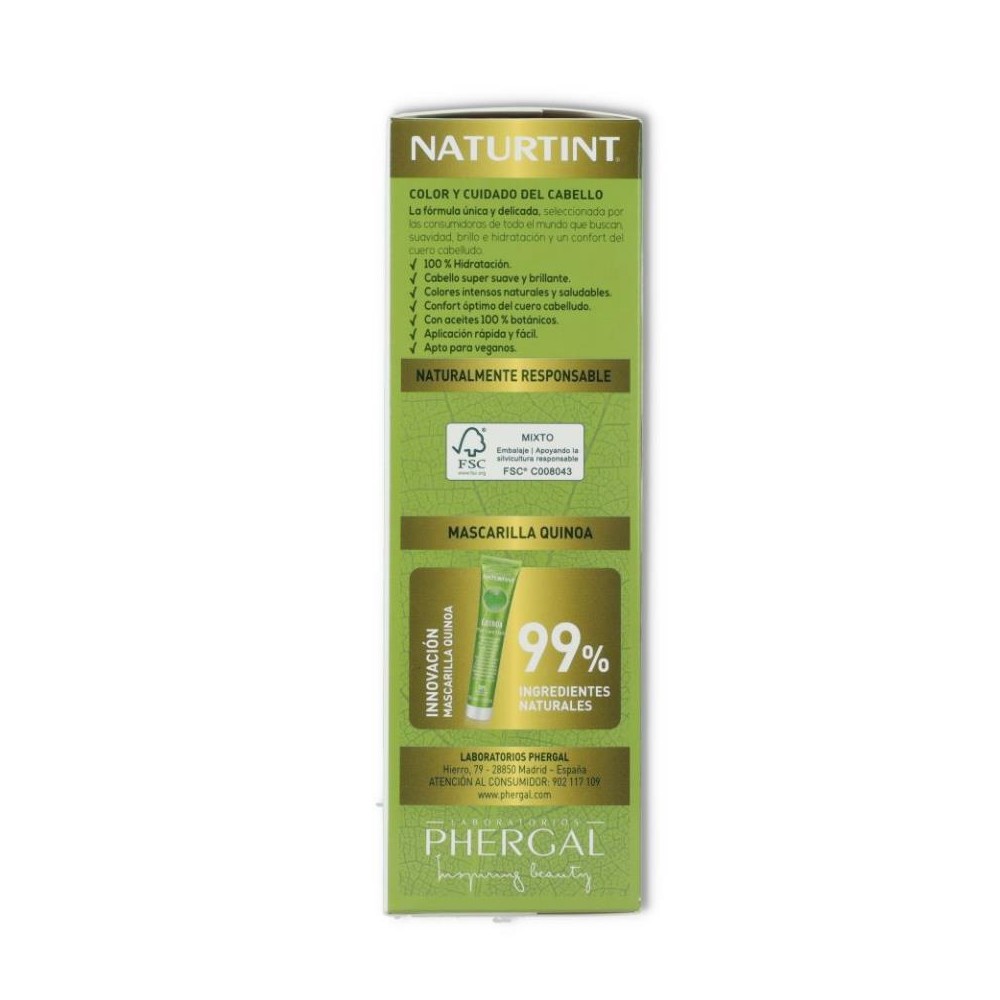 Tinte Naturtint 8 A Rubio Ceniza 170 ml