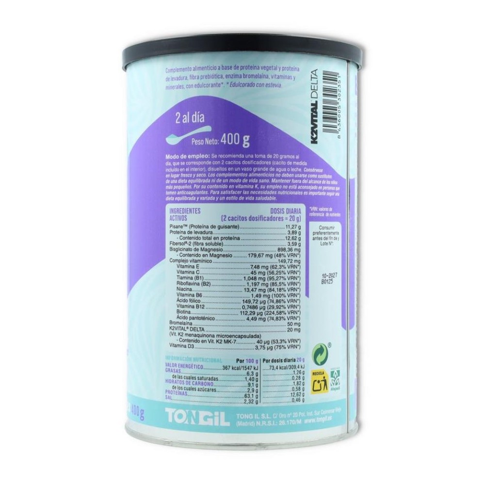 Tongil Be True Mujer Proteinas Funcionales 400 gr
