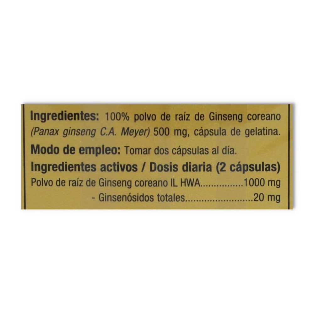 Ginseng 100 Cap Tarro Tongil