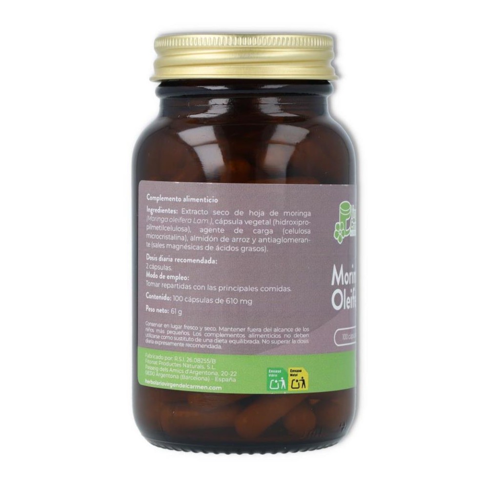 V C  Moringa Oleifera 100 cap 