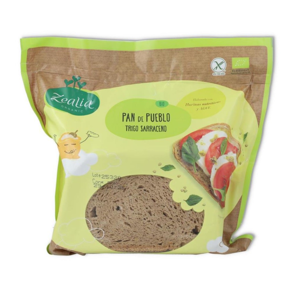 Pan de Pueblo Sarraceno S/G Zealia 330 gr 