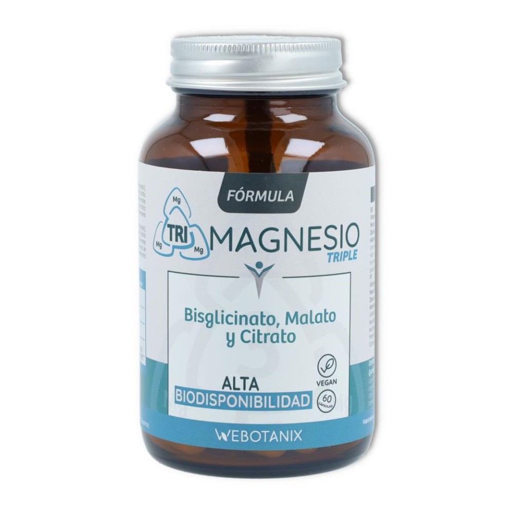 Webotanix Triple Magnesio 60 cápsulas