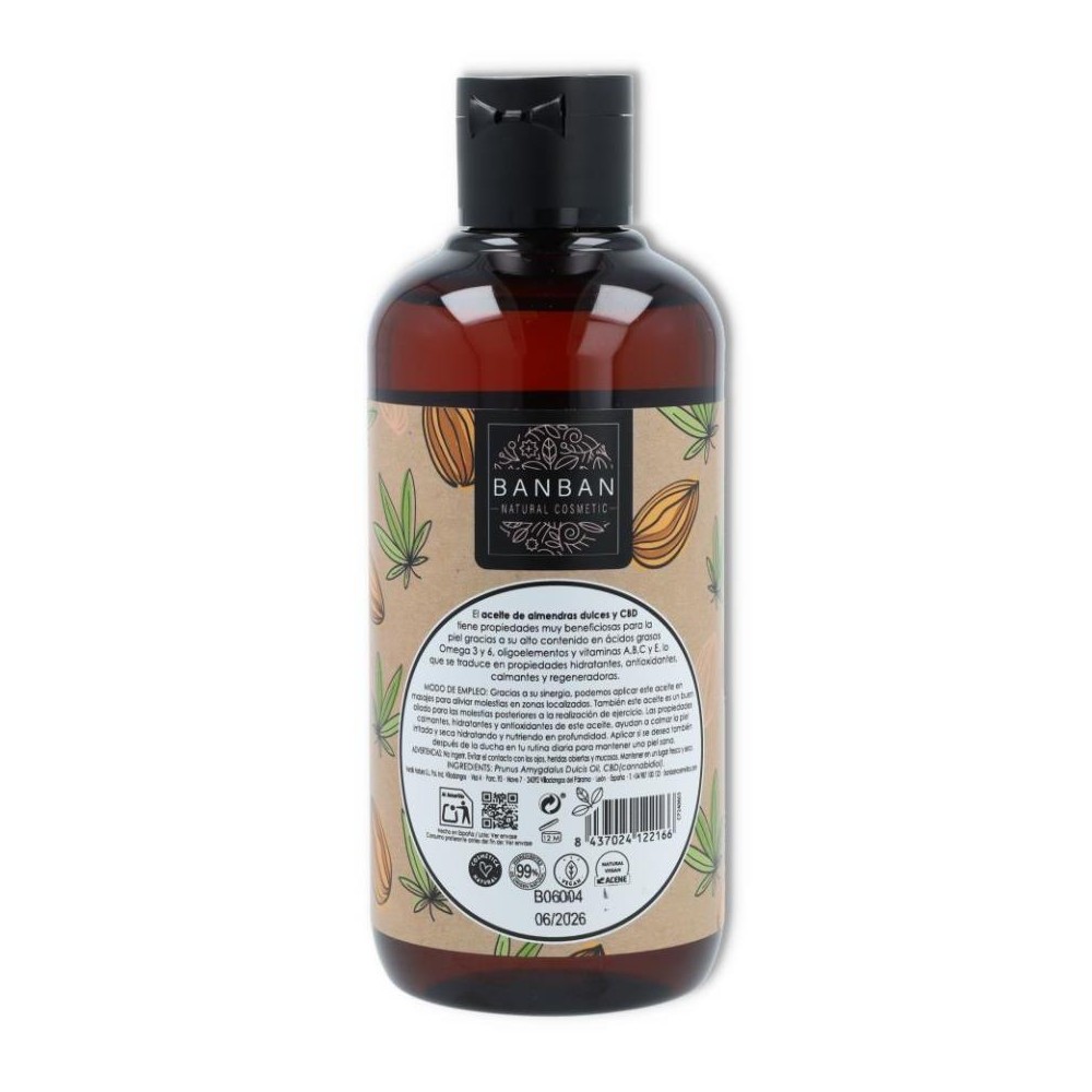 Banban Aceite Almendras y CBD 250 ml