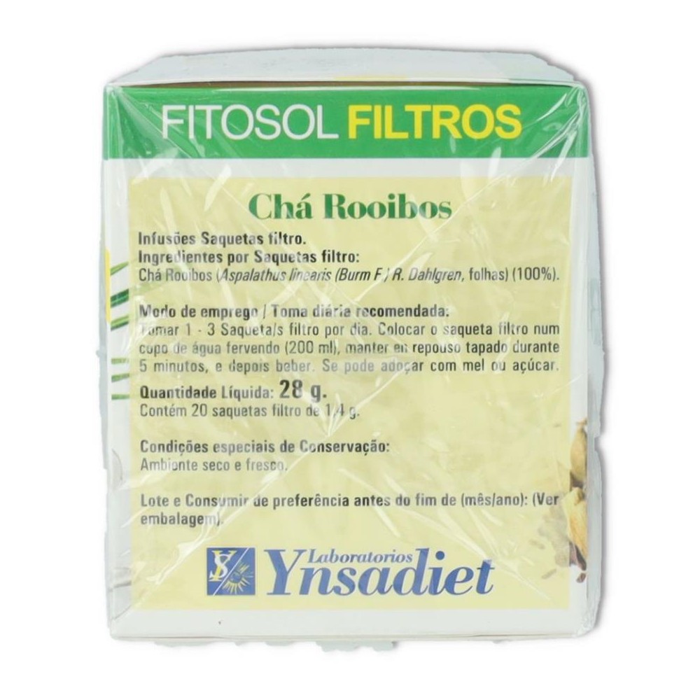 Infusion Te Roibos 20 filtros Ynsadiet