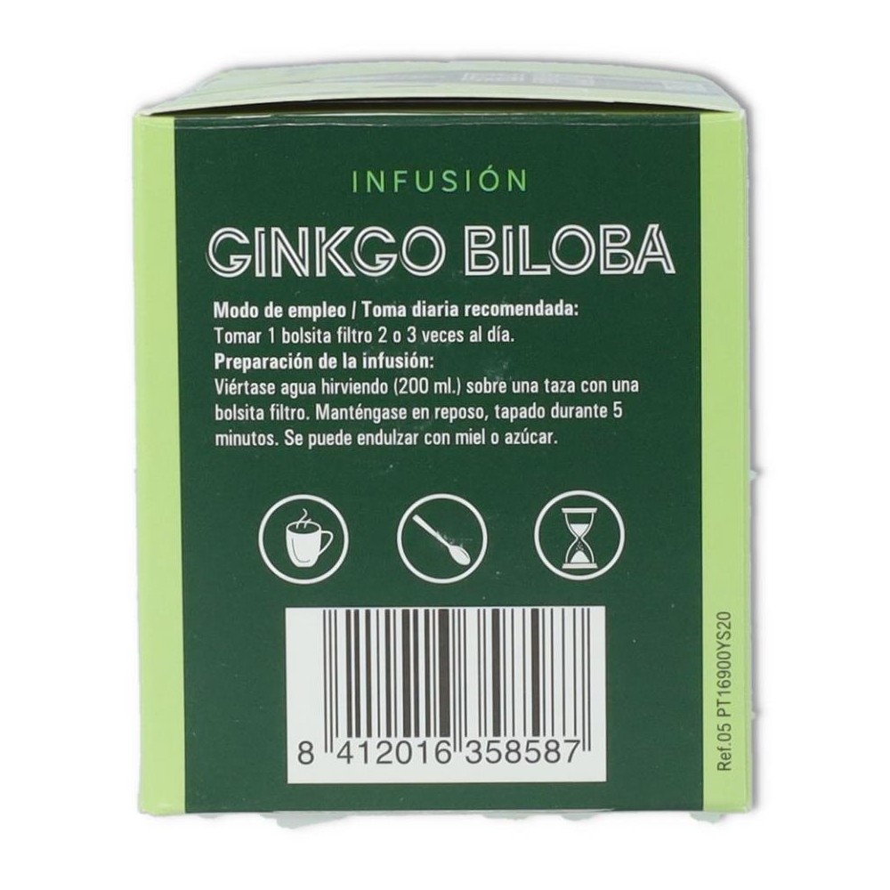 Infusion Ginkgo Biloba 20 filtros Ynsadiet
