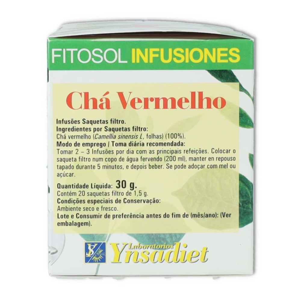 Infusion Te Rojo 20 filtros Ynsadiet