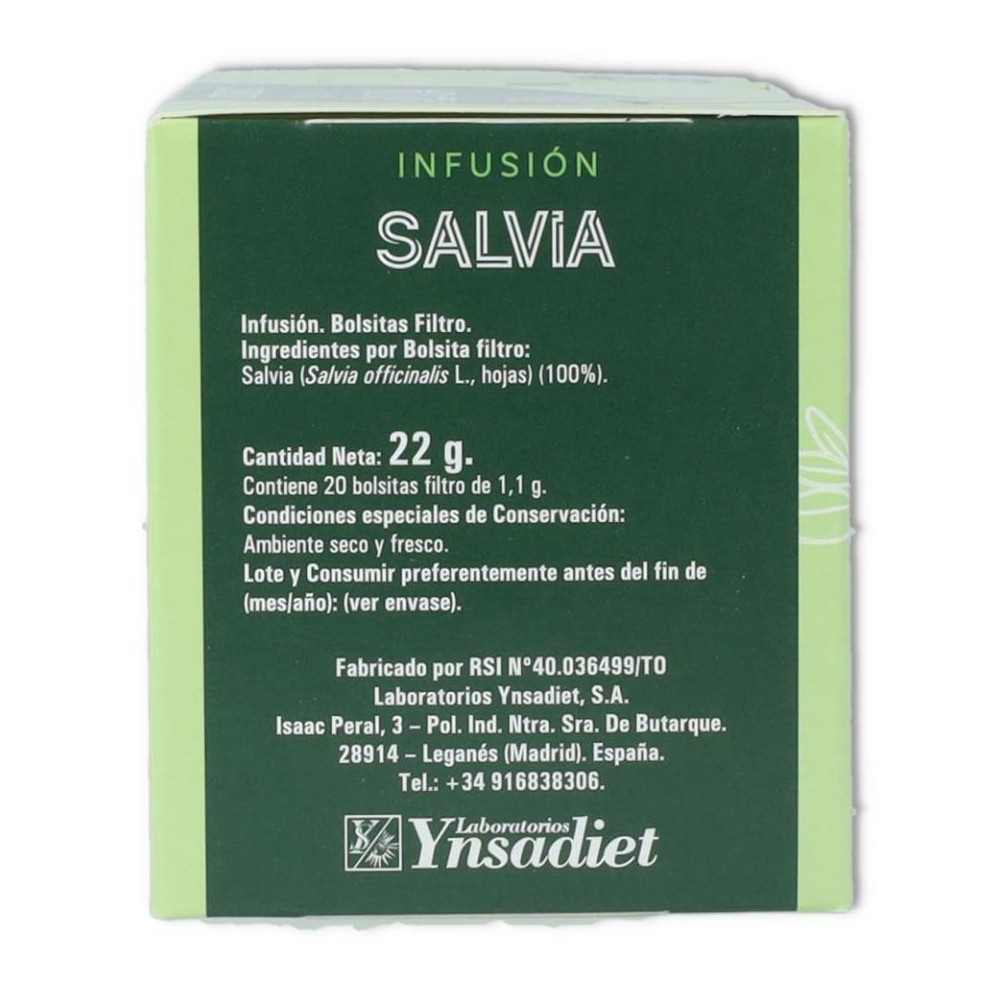 Infusion Salvia 20 filtros Ynsadiet