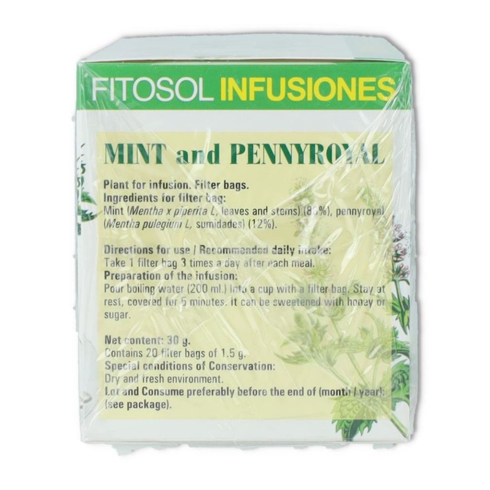 Infusion Menta Poleo 20 filtros Ynsadiet