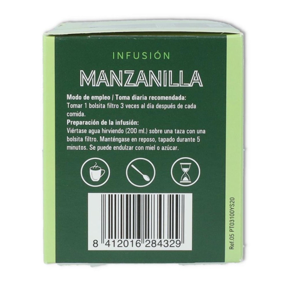 Infusion Manzanilla 20 filtros Ynsadiet