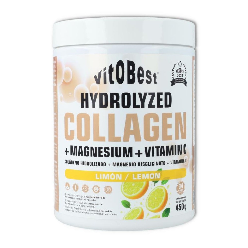 Vitobest Hydrolyzed Collagen   Magne 450 gr Limon