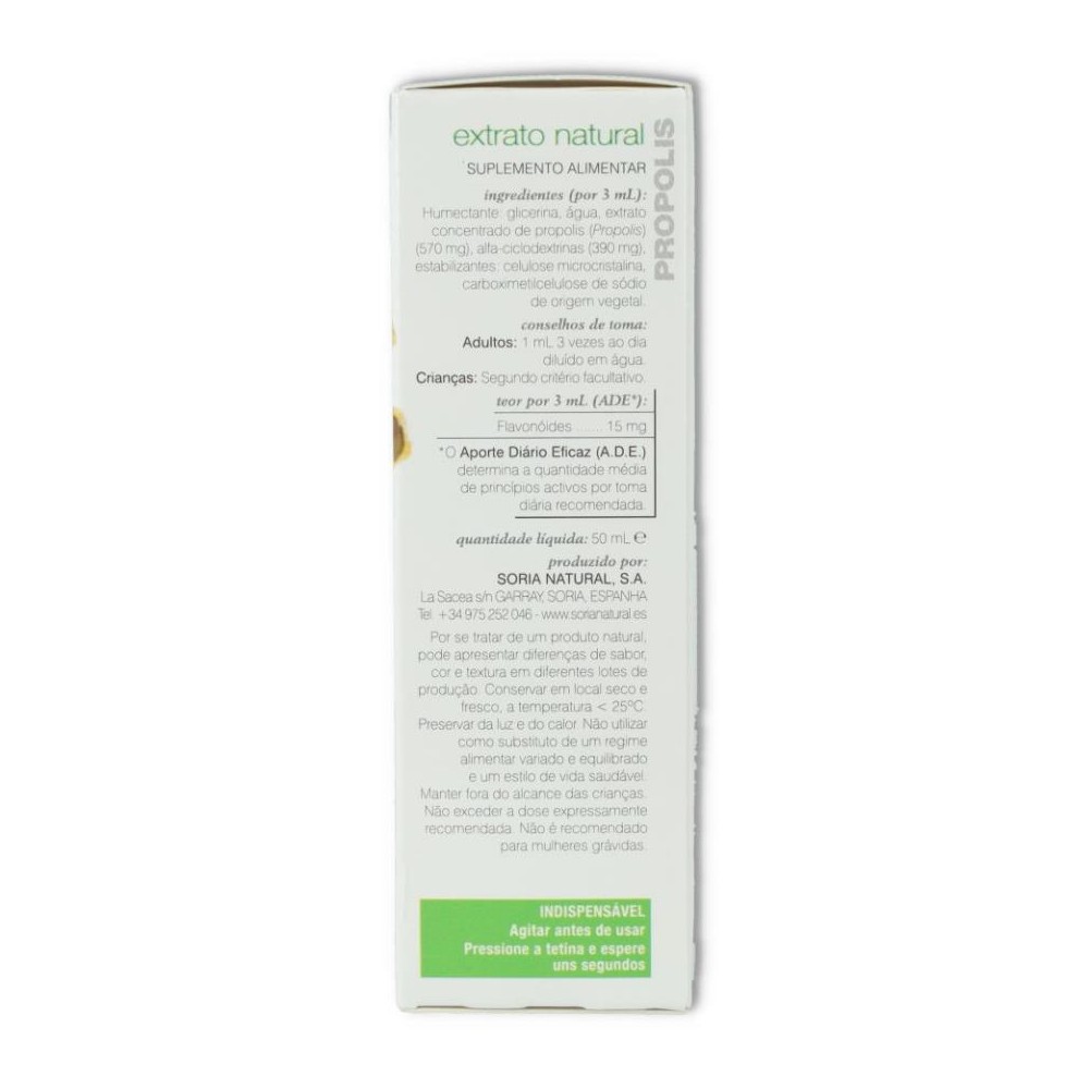 EXTRACTO DE  PROPOLIS 50 ML  SORIA NATURAL