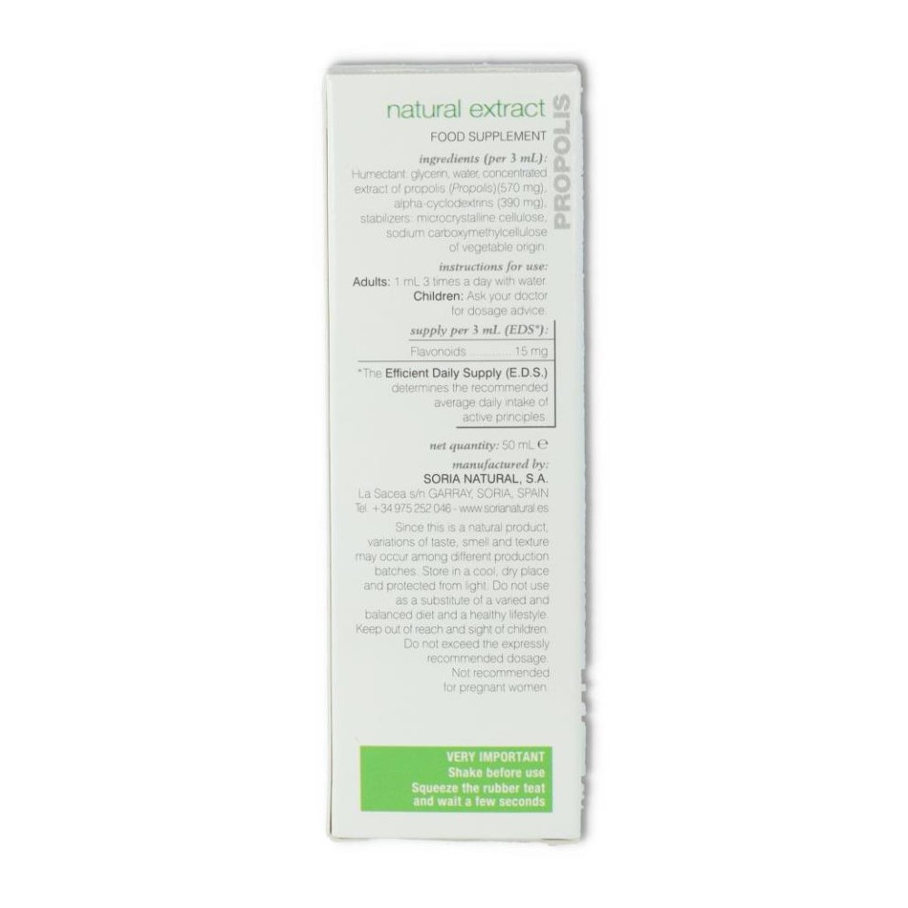 EXTRACTO DE  PROPOLIS 50 ML  SORIA NATURAL
