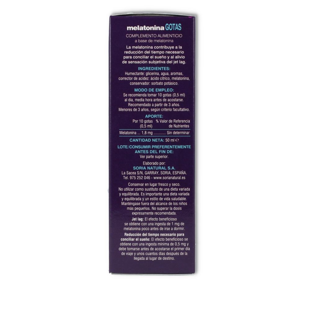 Soria Natural Melatonina Gotas 50 ml
