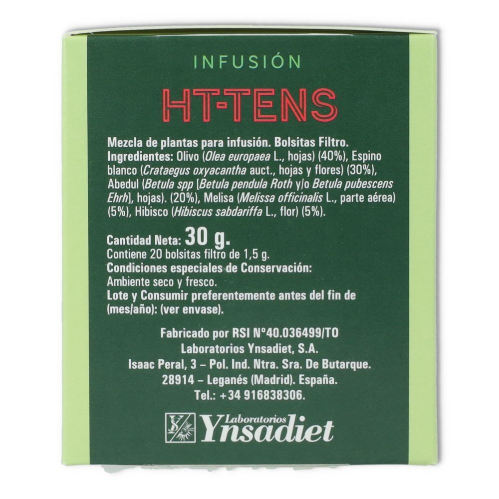 Infusion HT-Tens 20 filtros Ynsadiet