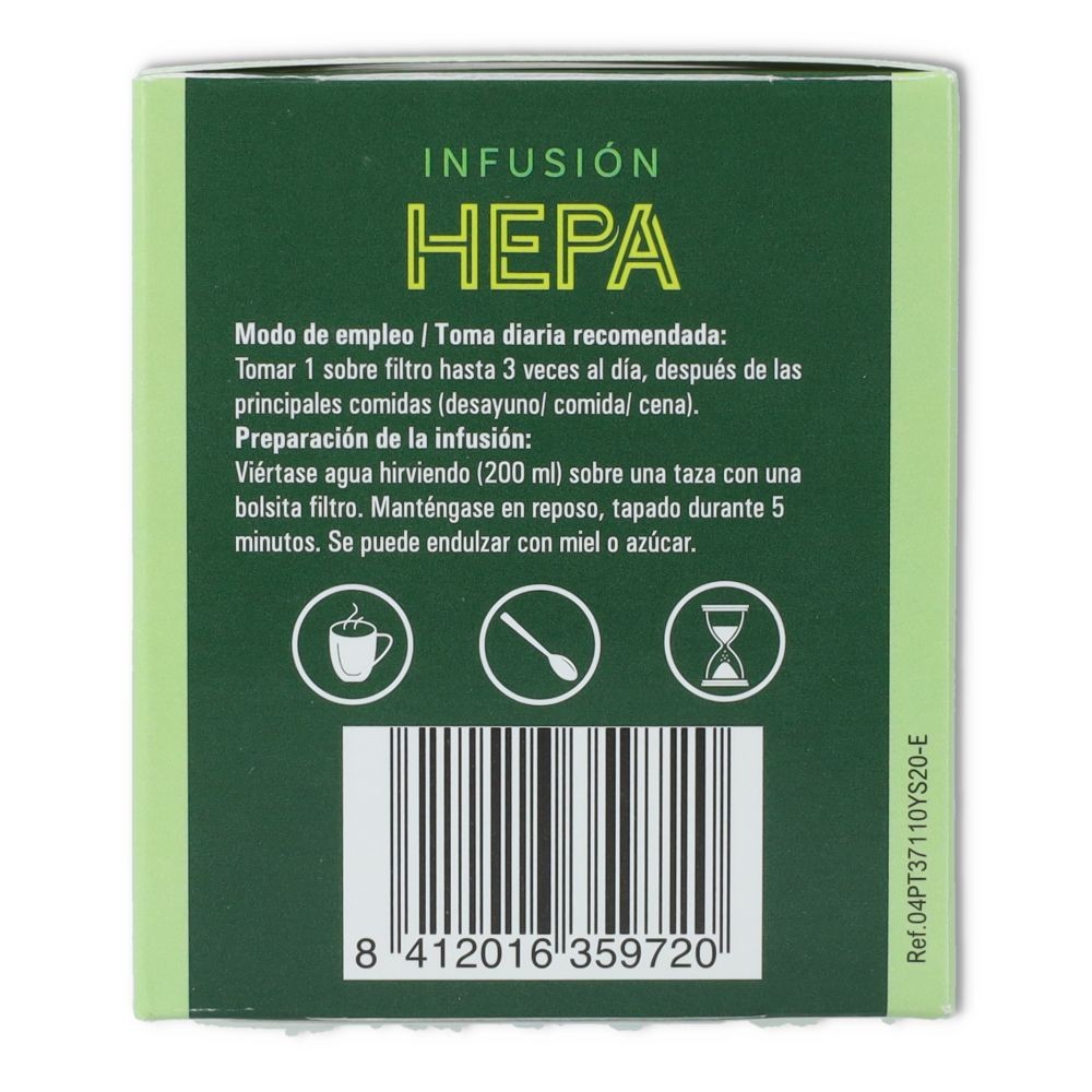 Infusion Hepa 20 filtros Ynsadiet