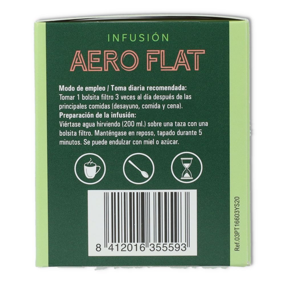 Infusion Aero Flat  20 filtros Ynsadiet