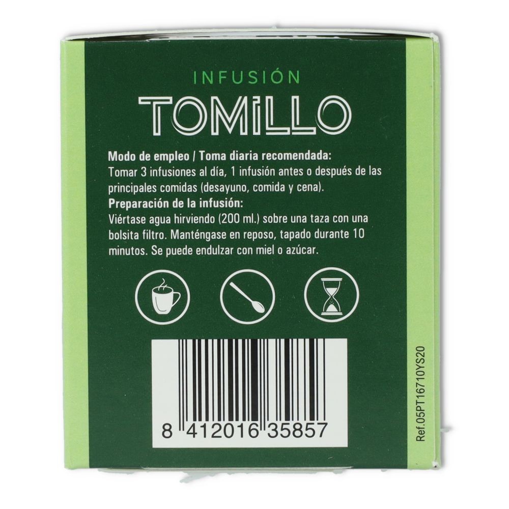 Infusion Tomillo 20 filtros Ynsadiet