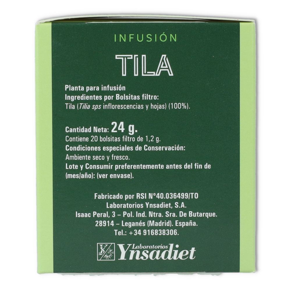 Infusion Tila 20 filtros Ynsadiet