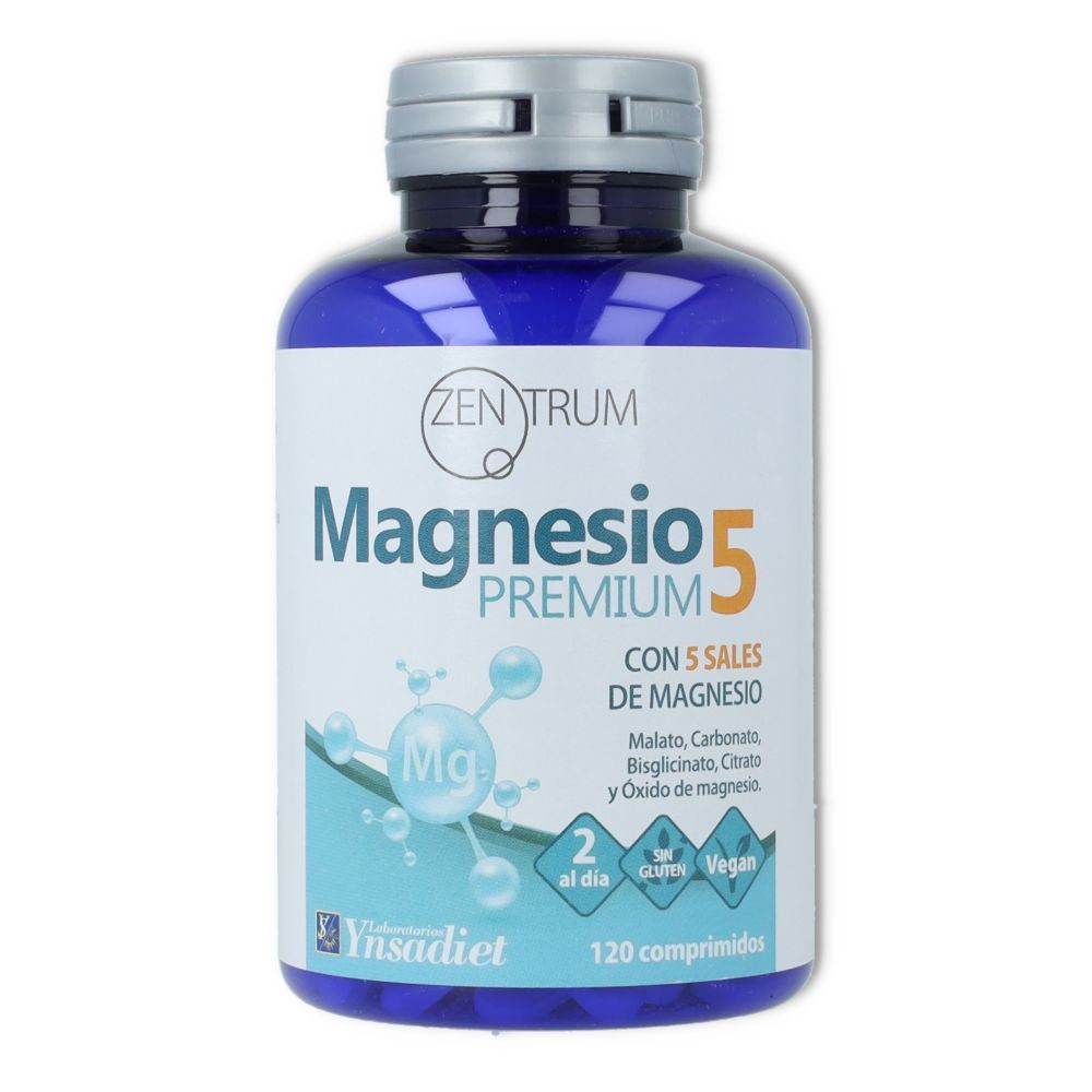 Ynsadiet Zentrum Magnesio Premium 5 Sales 120 comprimidos