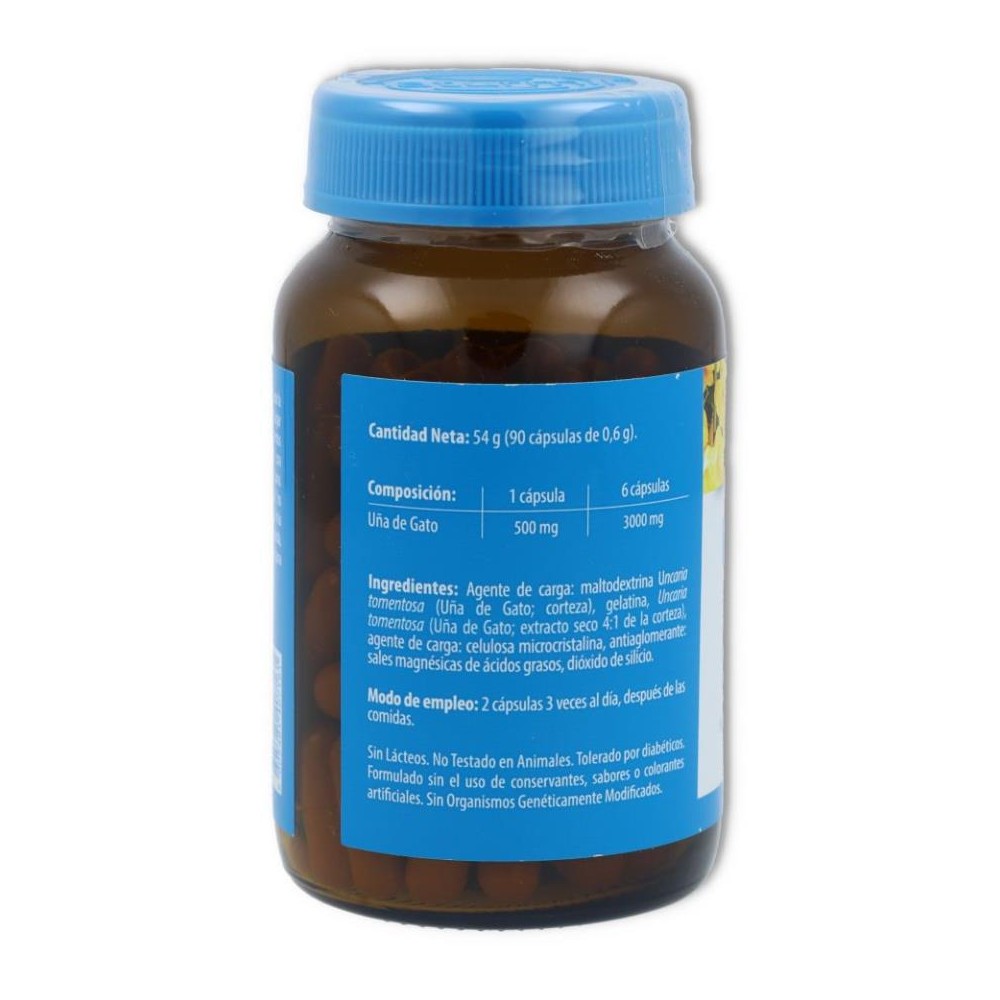 Uña de Gato 500 mg 90 cap Naturmil