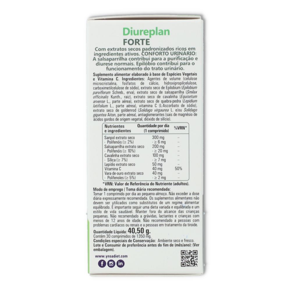 Ynsadiet Zentrum Diureplan Forte 30 comprimidos
