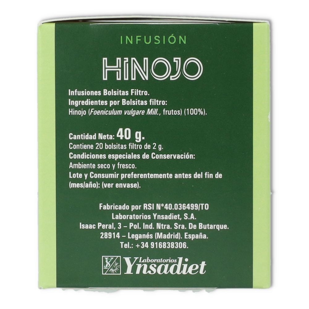 Infusión Hinojo 20 filtros Ynsadiet