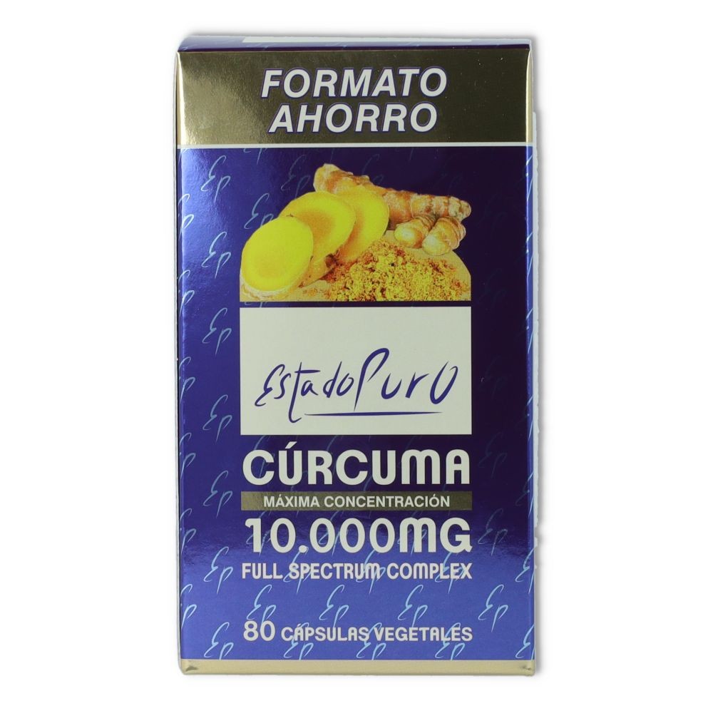 Cúrcuma  80 Cápsulas Estado Puro Tongil