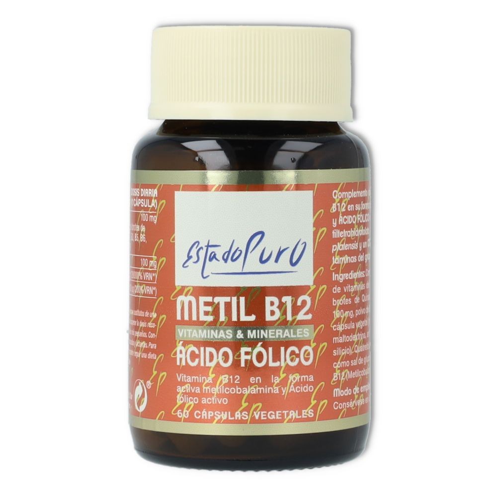 Tongil Estado Puro Metil B12 Ácido Fólico 60 cápsulas