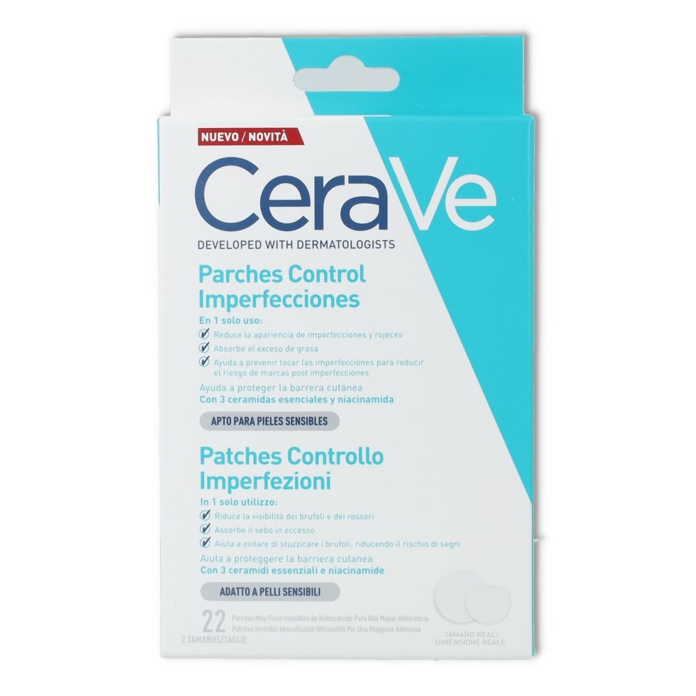 Cerave Parches Control Imperfecciones 22 uni