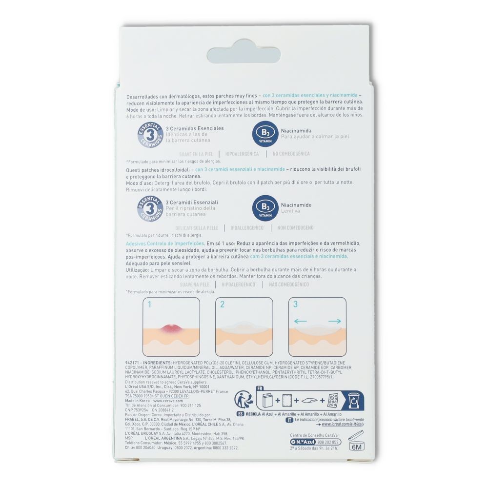 Cerave Parches Control Imperfecciones 22 uni