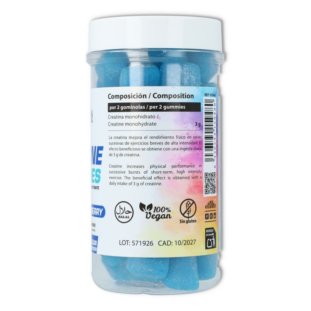 Vitobest Creatina Gummies Blueberry  50 gumies